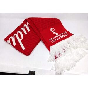 Budweiser FIFA Soccer World Cup Souvenir Scarf - Qatar 2022 52" x 7.5"